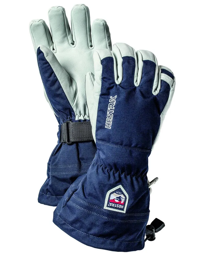Hestra Herren Skihandschuhe Army Leather Heli 5 Marine