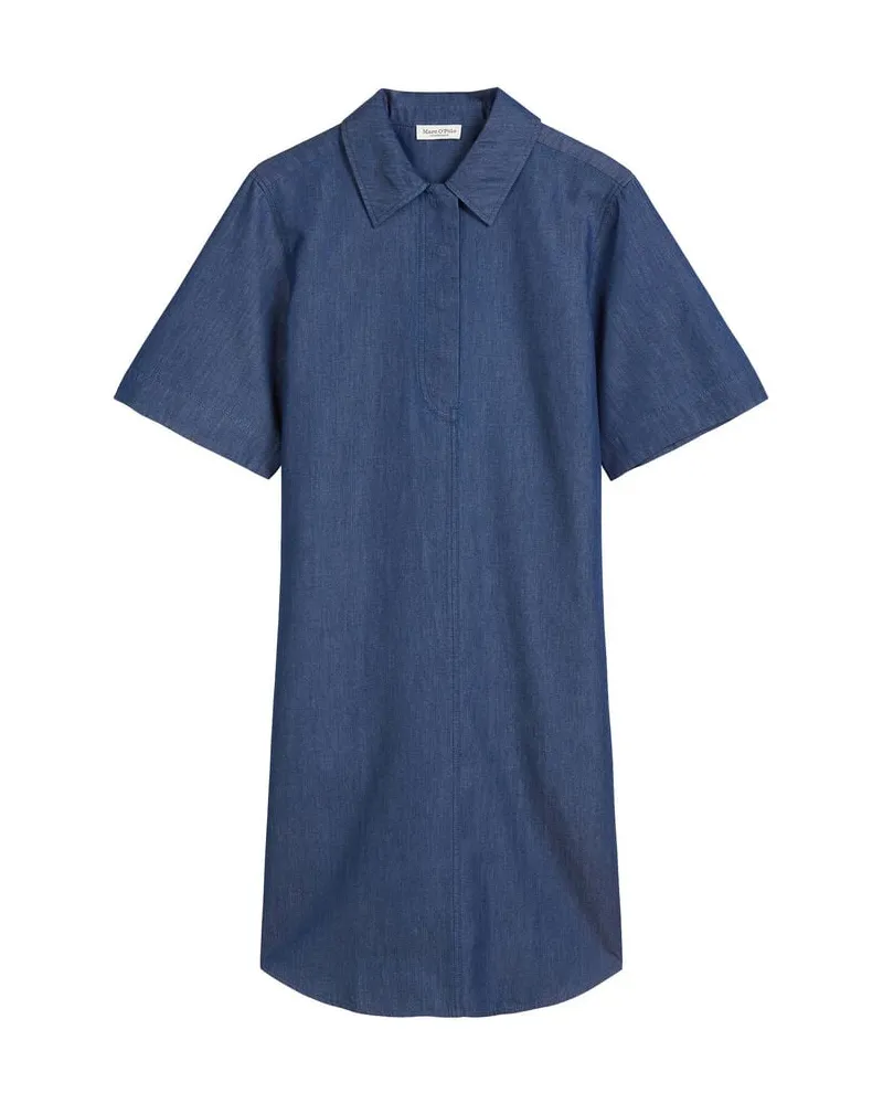 Marc O'Polo Damen Jeanskleid aus Baumwolle und Lyocell Indigo