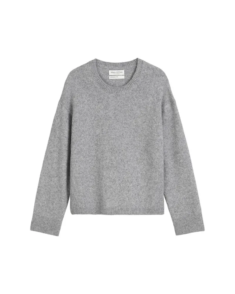 Marc O'Polo Damen Strickpullover aus Wollmix Grau