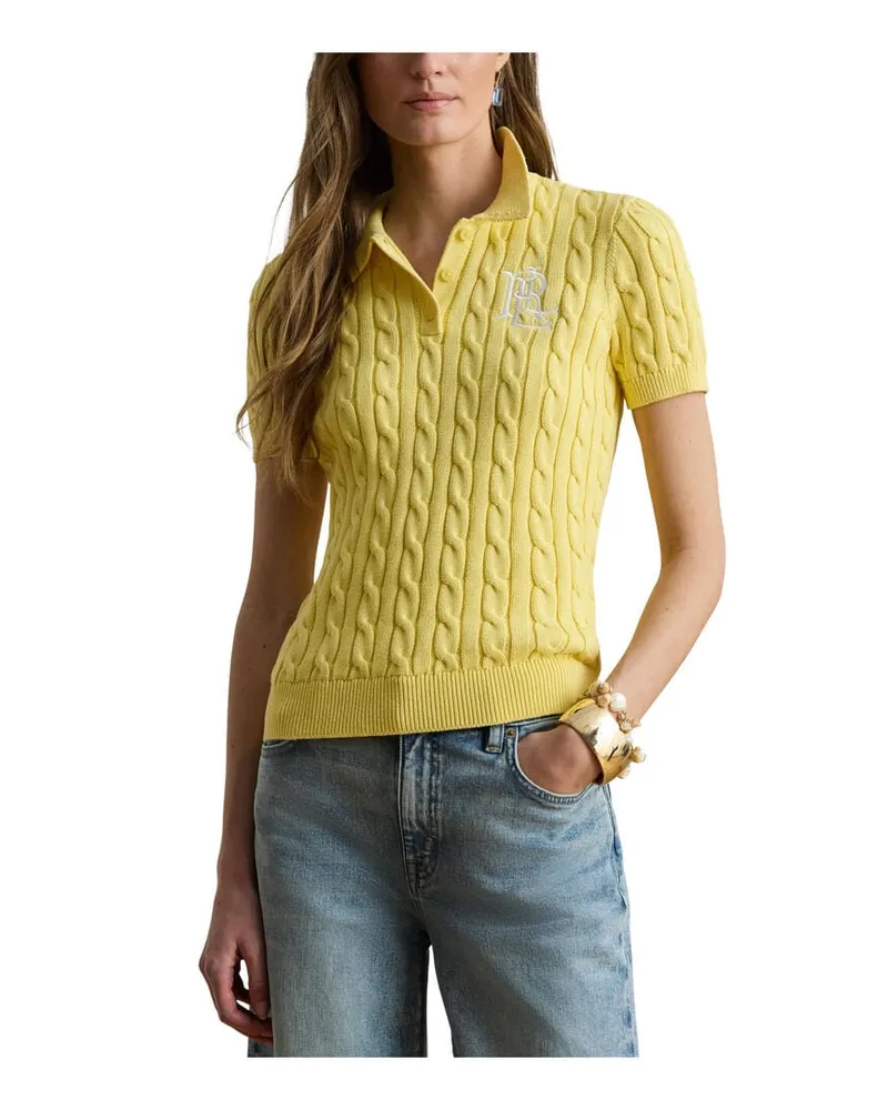 Ralph Lauren Pullover aus Baumwolle APP MISSY Gelb