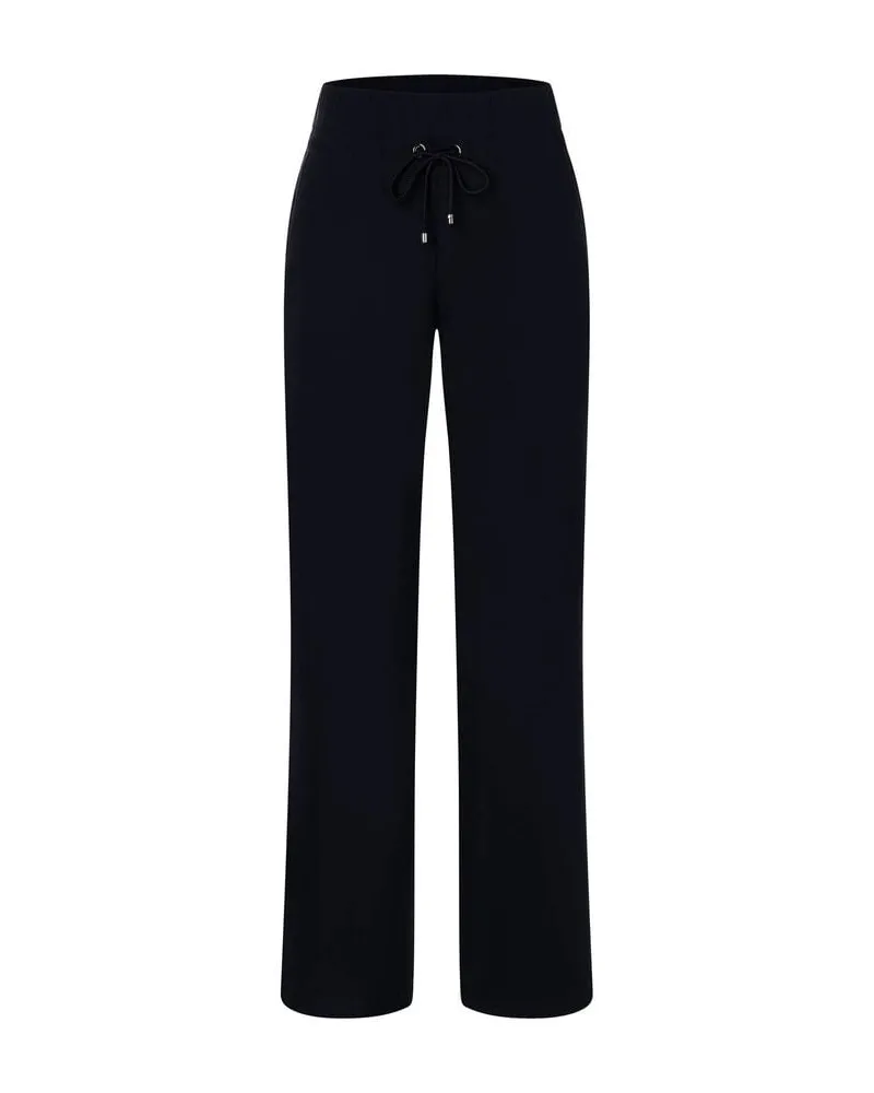 MAC Jeans Jump-In-Hose Wide Leg Schwarz