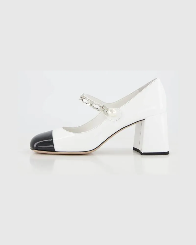Miu Miu Damen Pumps Weiss