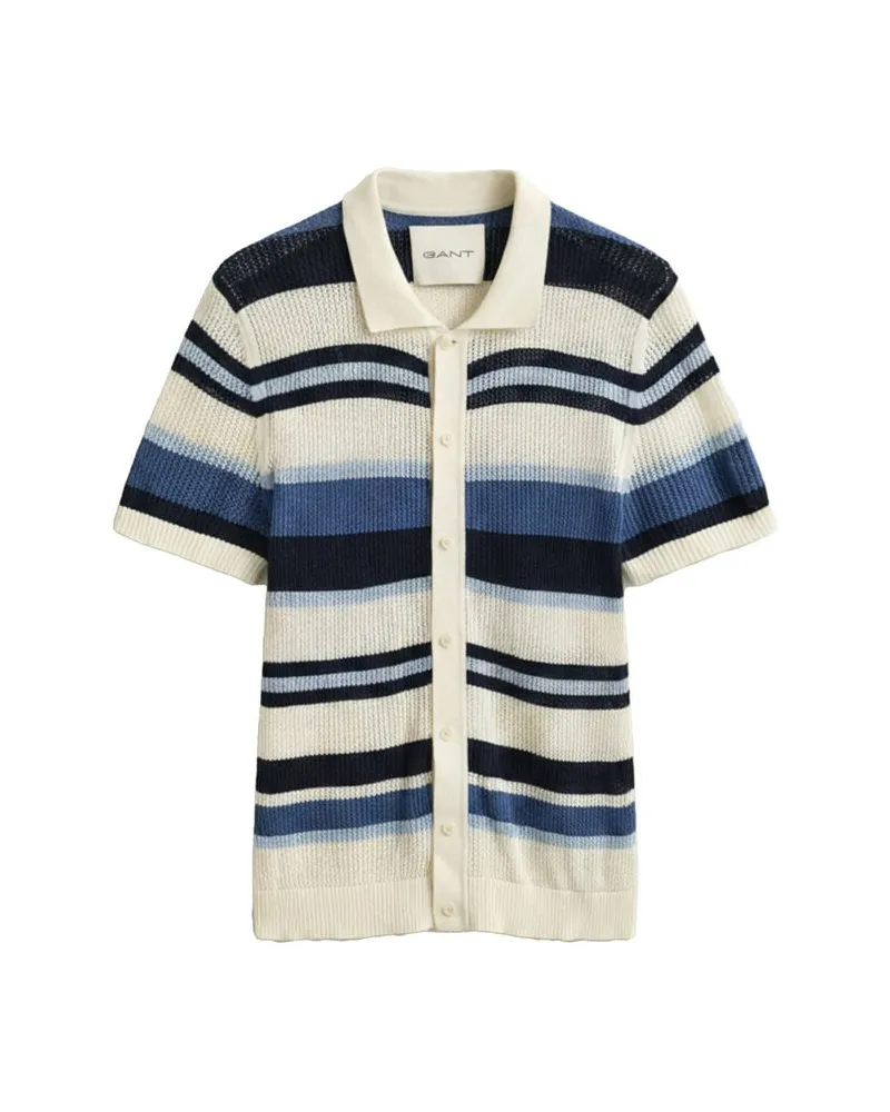 Gant Herren Polohemd Regular Fit Blau