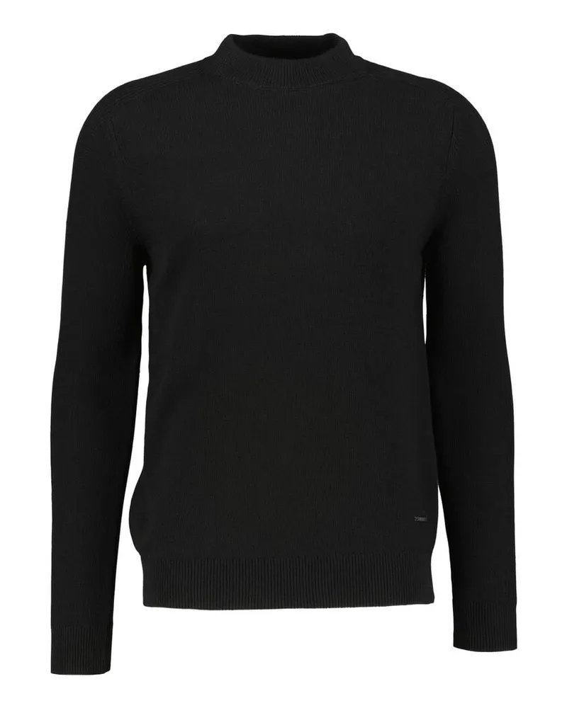 JOOP! Herren Strickpullover mit Wolle LUANOR Schwarz