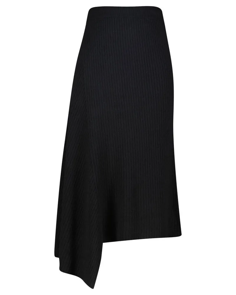 Max Mara Damen Strickrock mit Kaschmir VERNA Schwarz