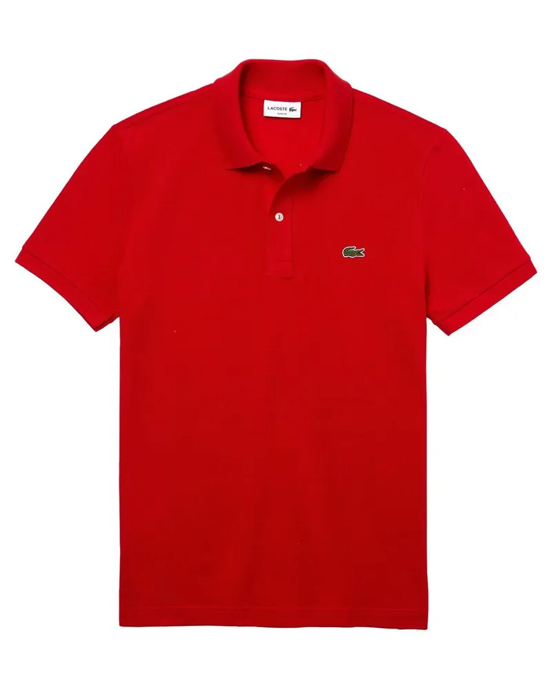 Lacoste Herren Poloshirt Slim Fit Rot