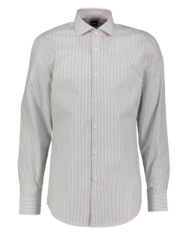 HUGO BOSS Herren Hemd H-HANK-SPREAD-C1-222 Slim Fit Marine