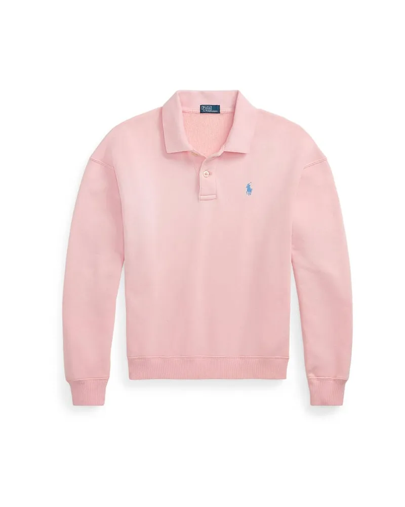 Ralph Lauren Damen Sweatshirt mit Polokragen Pink