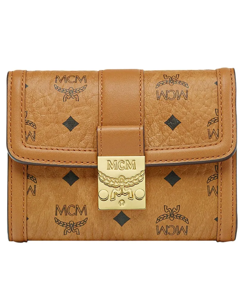 MCM Damen Geldbörse TRACY VI SMALL WALLET Cognac