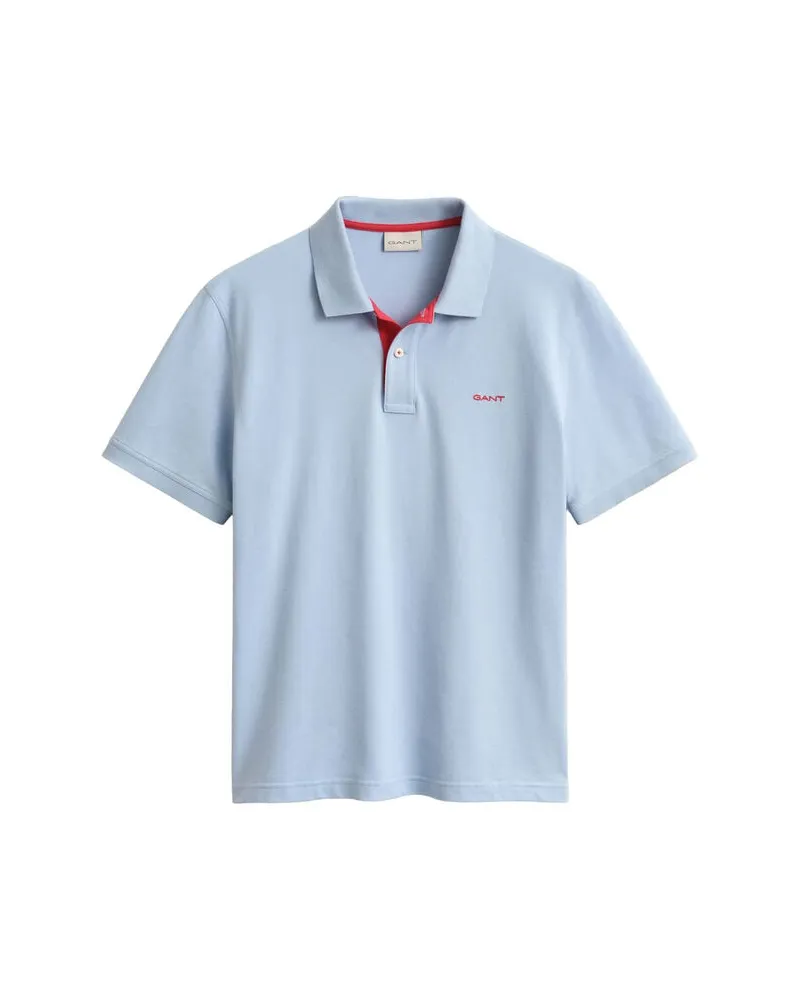 Gant Herren Poloshirt CONTRAST PIQUE Regular Fit Bleu