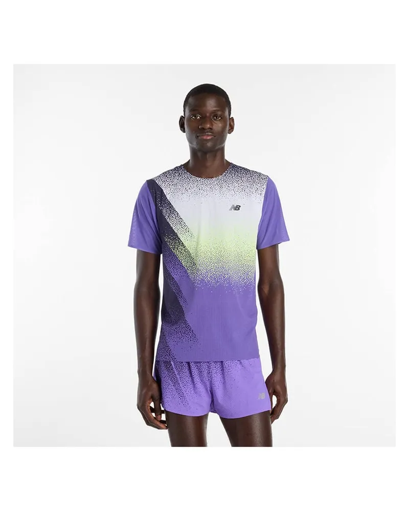New Balance Herren T-Shirt RACE DAY ULTRA Lila