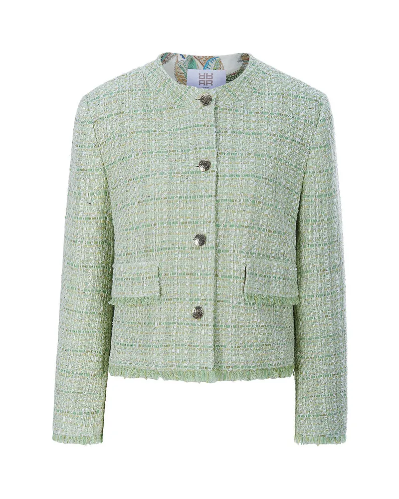 Riani Damen Jacke aus Tweed Mint