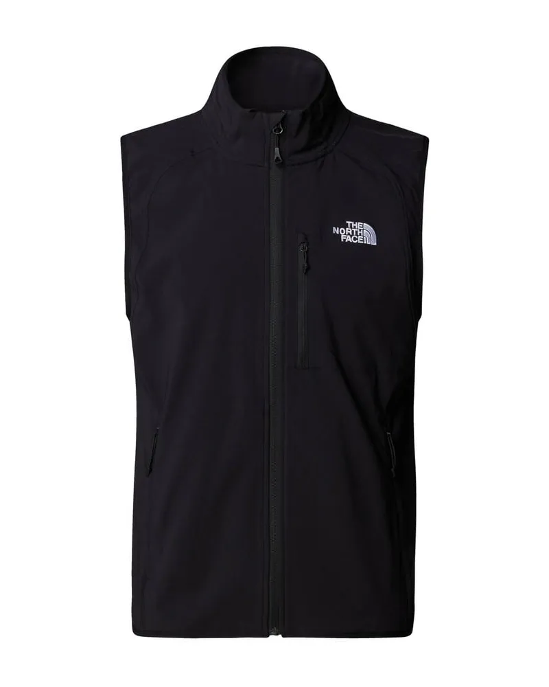 The North Face Herren Softshell-Weste NIMBLE Schwarz