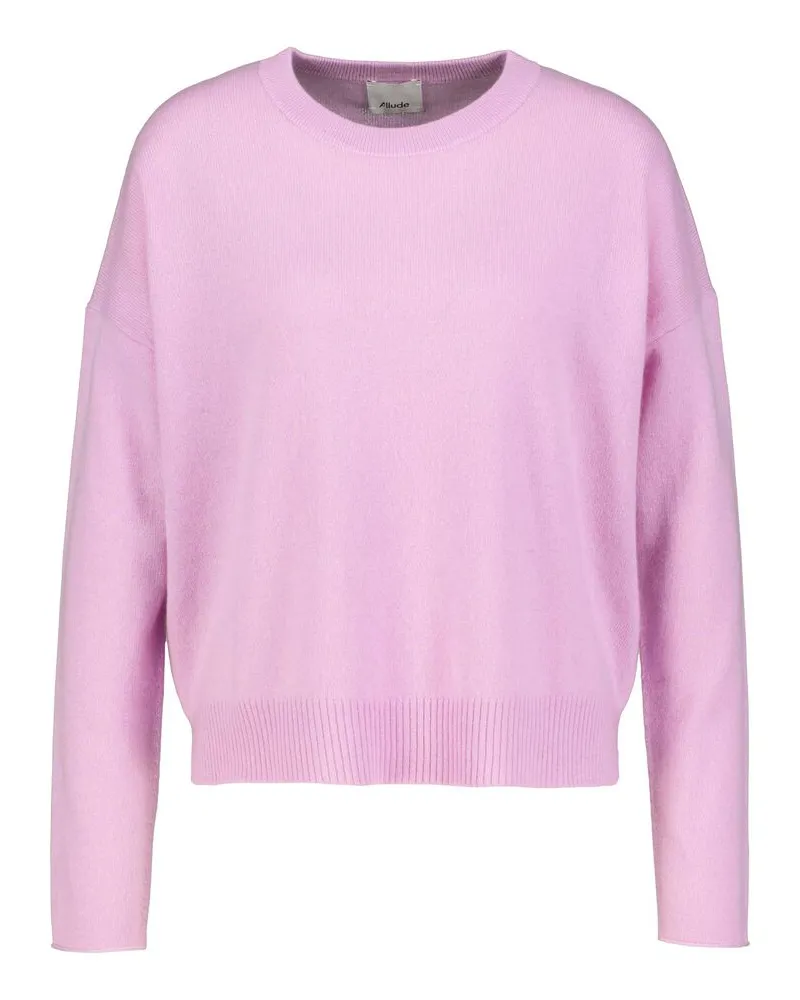 ALLUDE Damen Pullover aus Kaschmir Rosa