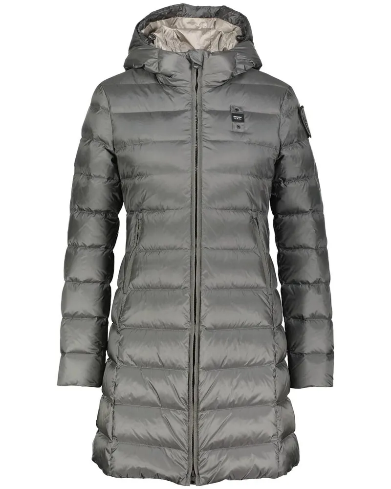 Blauer Damen Daunenjacke AGNES Anthrazit