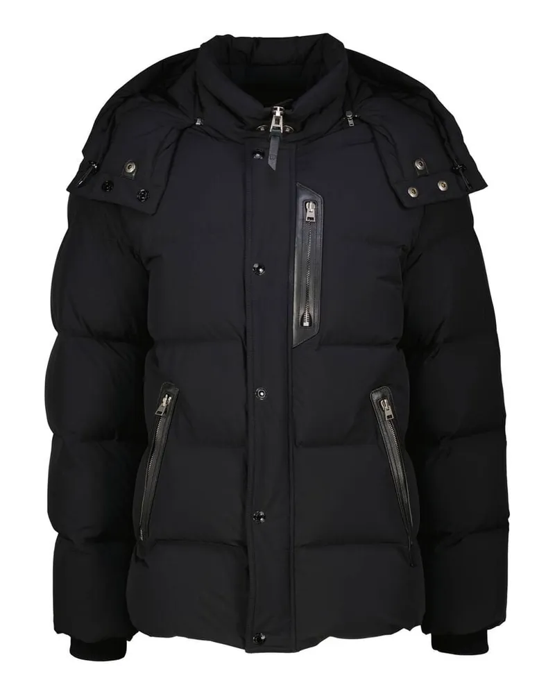 Tom Ford Herren Daunenjacke mit Kapuze Schwarz