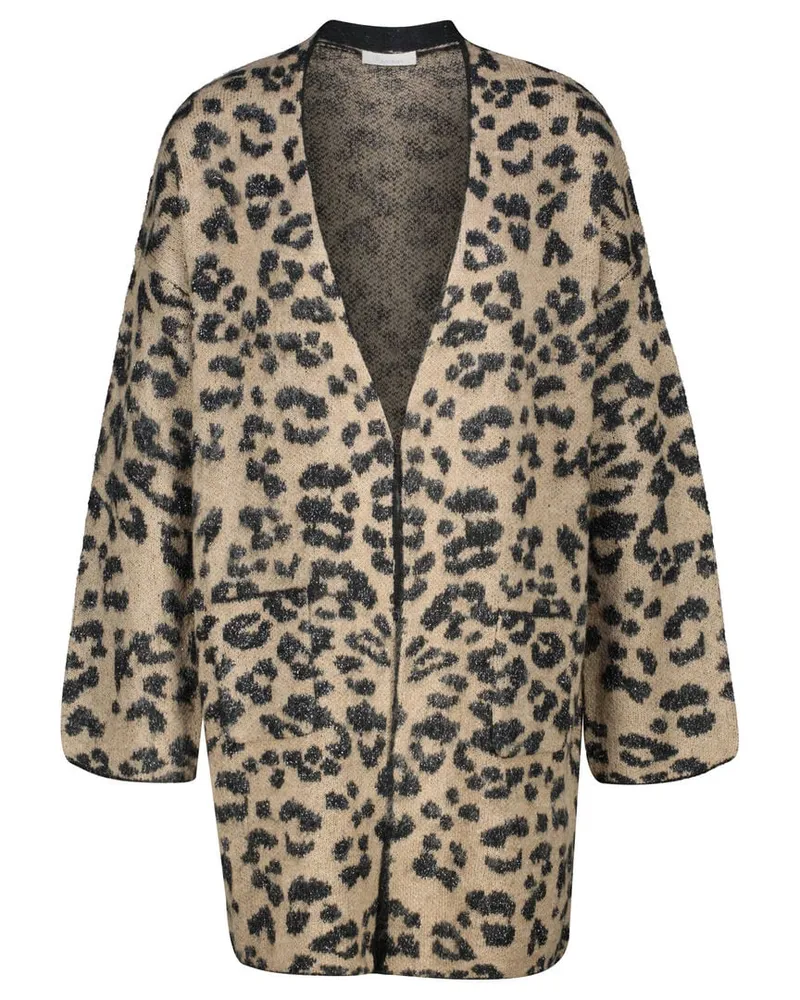 Princess goes Hollywood Damen Strickjacke mit Wolle LEO JACQUARD Leo