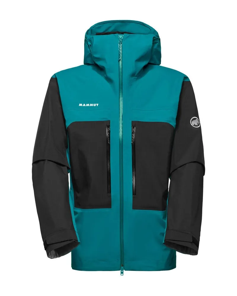 Mammut Herren Hardshelljacke mit Kapuze TAISS HS Petrol