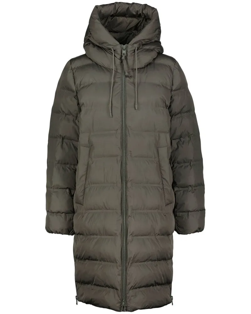 Marc O'Polo Damen Steppmantel mit Kapuze PUFFER COAT Oliv