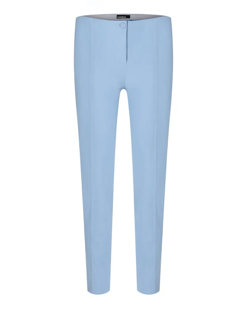 Cambio Damen Flat-Front Hose "Ros Summer Blau