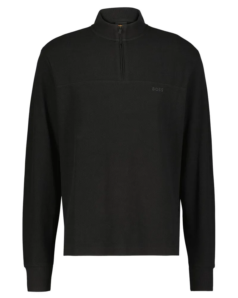 HUGO BOSS Herren Sweatshirt PE_HIVE Schwarz
