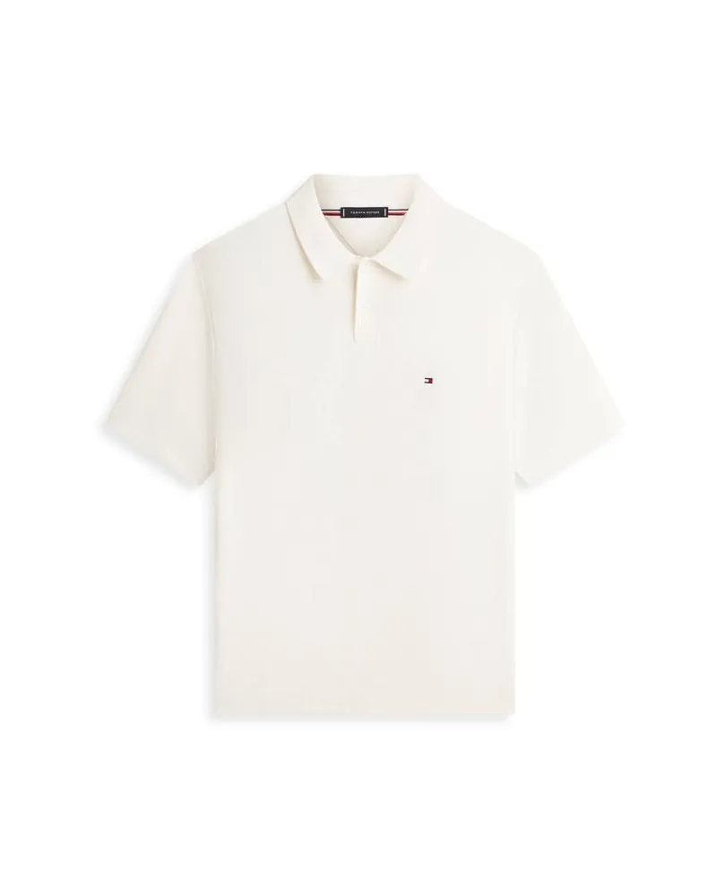 Tommy Hilfiger Herren Poloshirt aus Baumwolle Offwhite