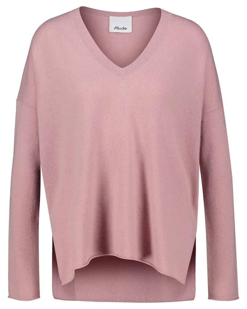ALLUDE Damen Kaschmirpullover Pink