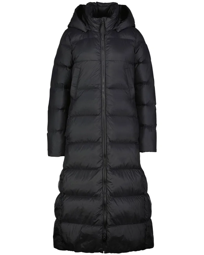 Canada Goose Damen Daunenmantel mit Kapuze MYSTIQUE PUFFER Schwarz