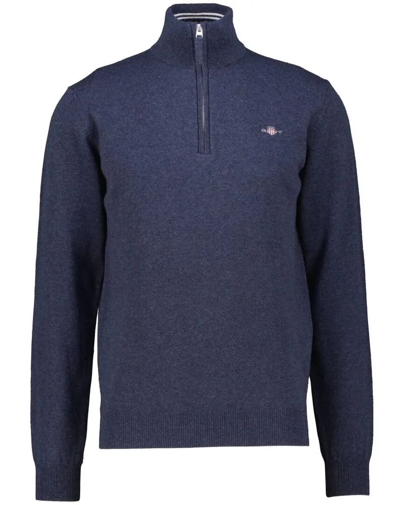 Gant Herren Troyer aus Lammwolle Navy