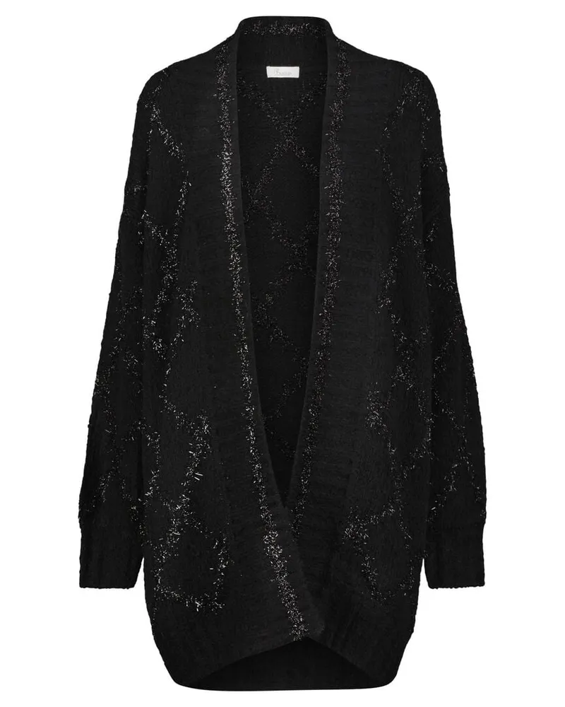 Princess goes Hollywood Damen Strickjacke mit Wolle Schwarz