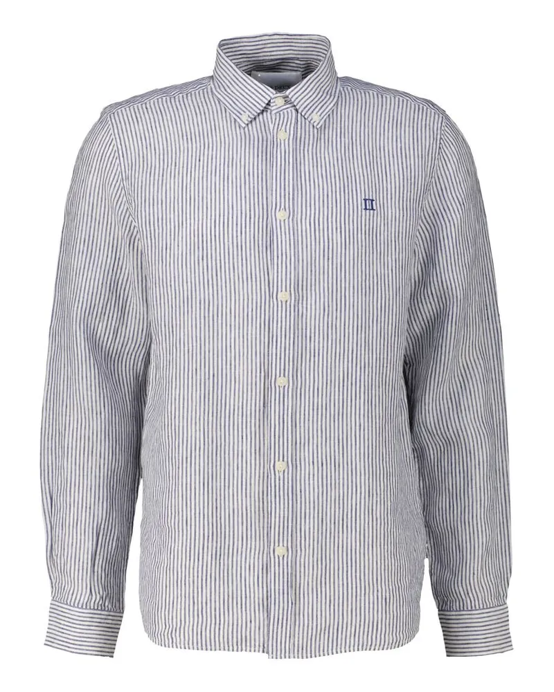 LES DEUX Herren Leinenhemd KRISTIAN LINEN B.D Bleu