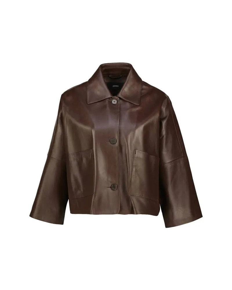 Arma Damen Lederjacke ZHOU Braun