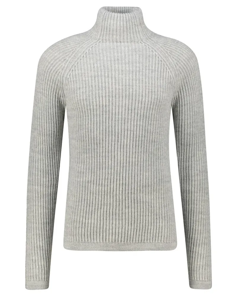 Drykorn Herren Strickpullover ARVID mit Wolle Regular Fit Grau