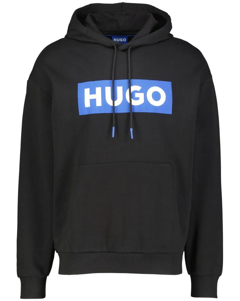 HUGO BOSS Herren Hoodie NALVES Regular Fit Schwarz