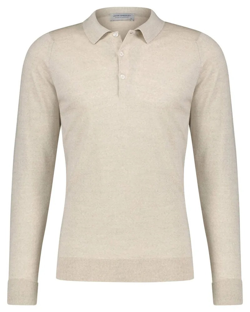 John Smedley Herren Strickpullover COTSWOLD aus Merinowolle Offwhite