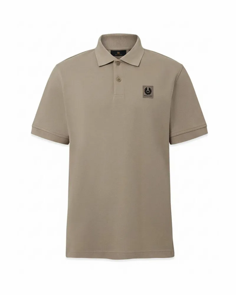 Belstaff Herren Poloshirt Kurzarm Sand