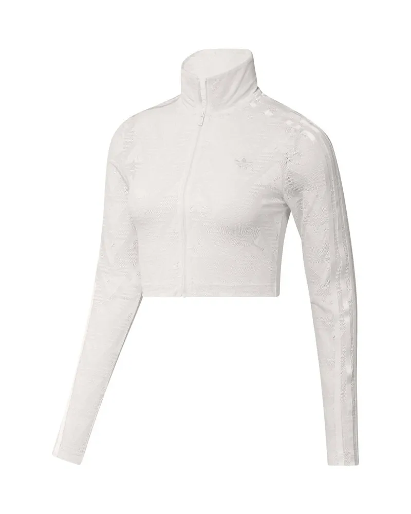 adidas Damen Trainingsjacke FIREBIRD CLASSIC LACE TRACK TOP Weiß