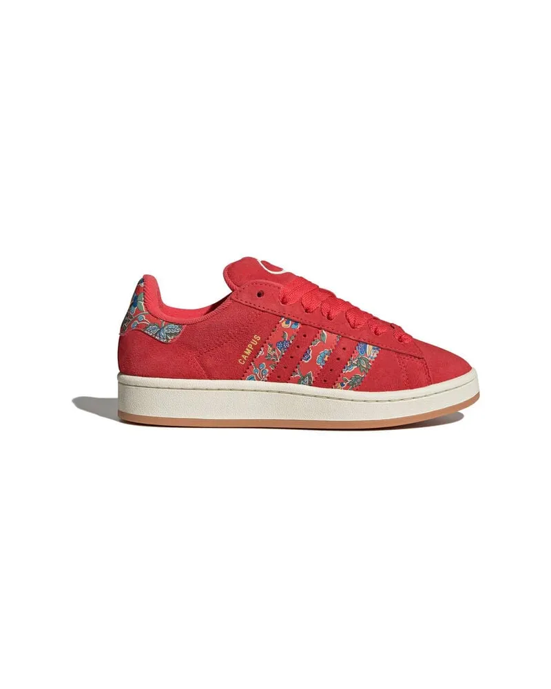 adidas Damen Sneaker CAMPUS 00s X LIBERTY LONDON Rot