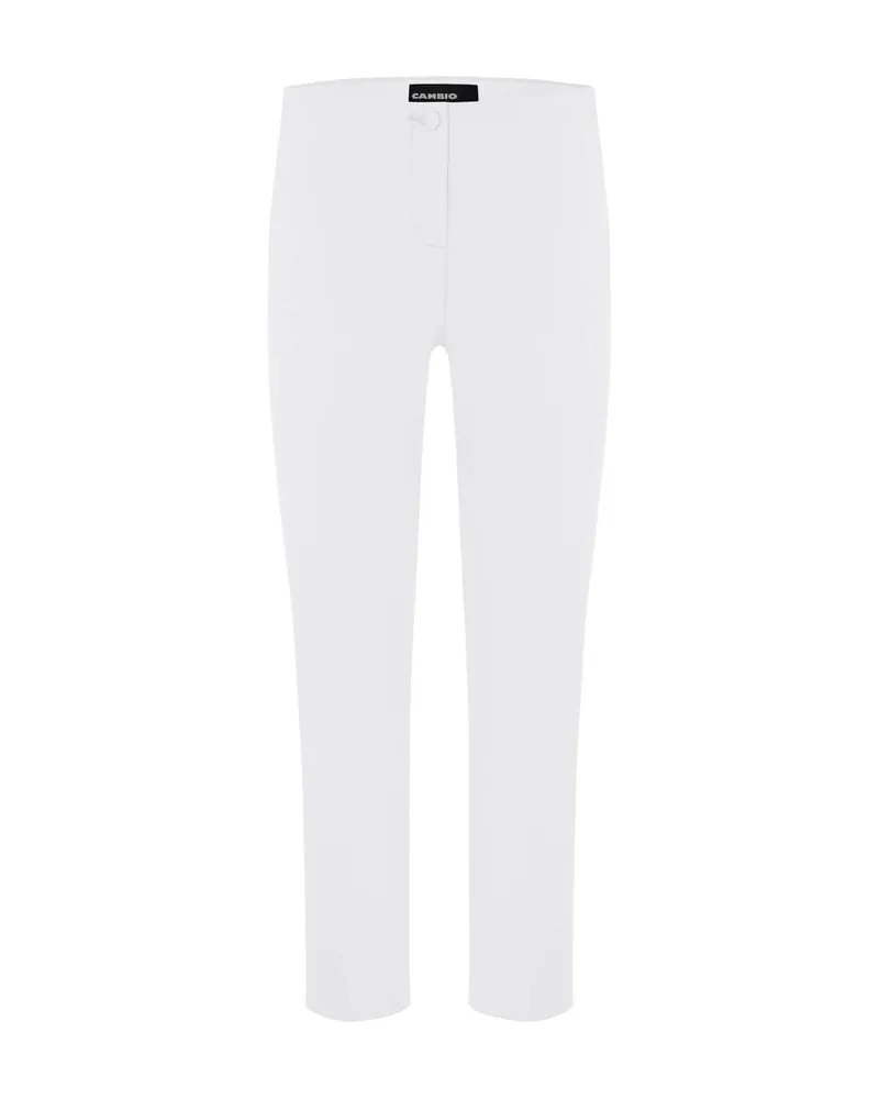 Cambio Damen Businesshose ROS SUMMER CROPPED Weiss