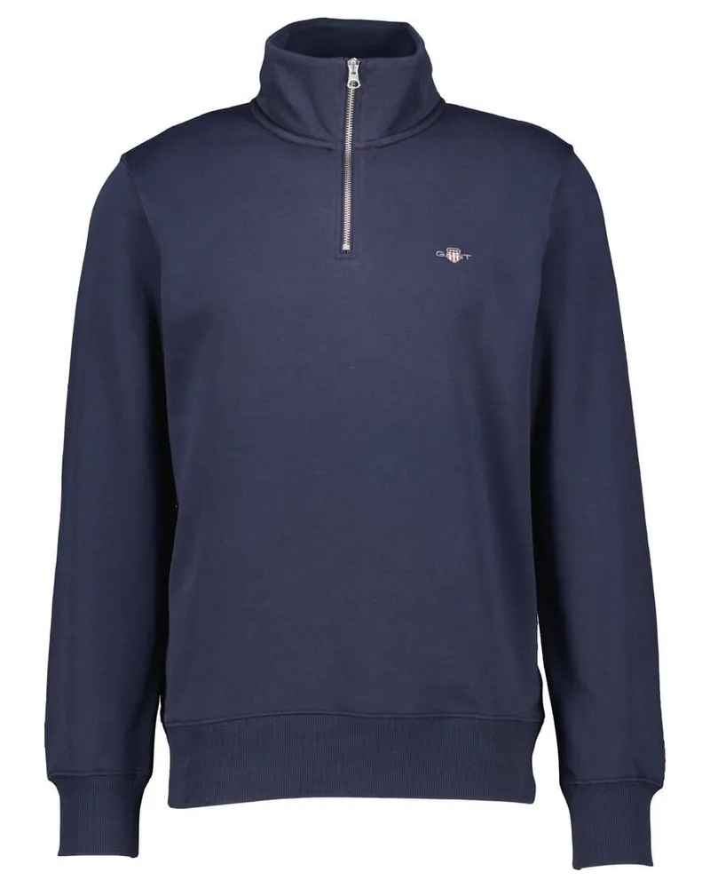 Gant Herren Sweatshirt mit Stehkragen Navy