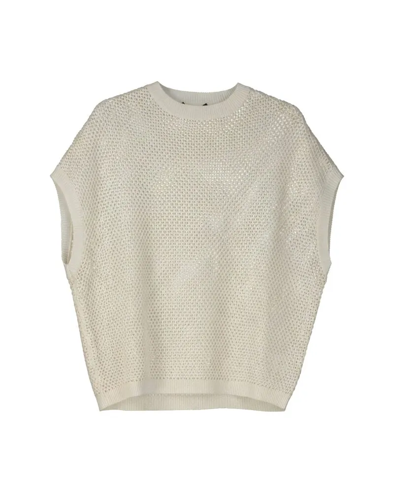 Fabiana Filippi Damen Pullover Offwhite