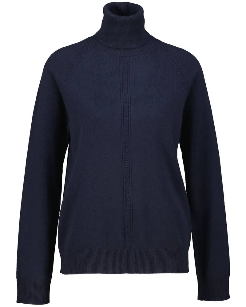 Fabiana Filippi Damen Rollkragenpullover mit Seide und Kaschmir Marine