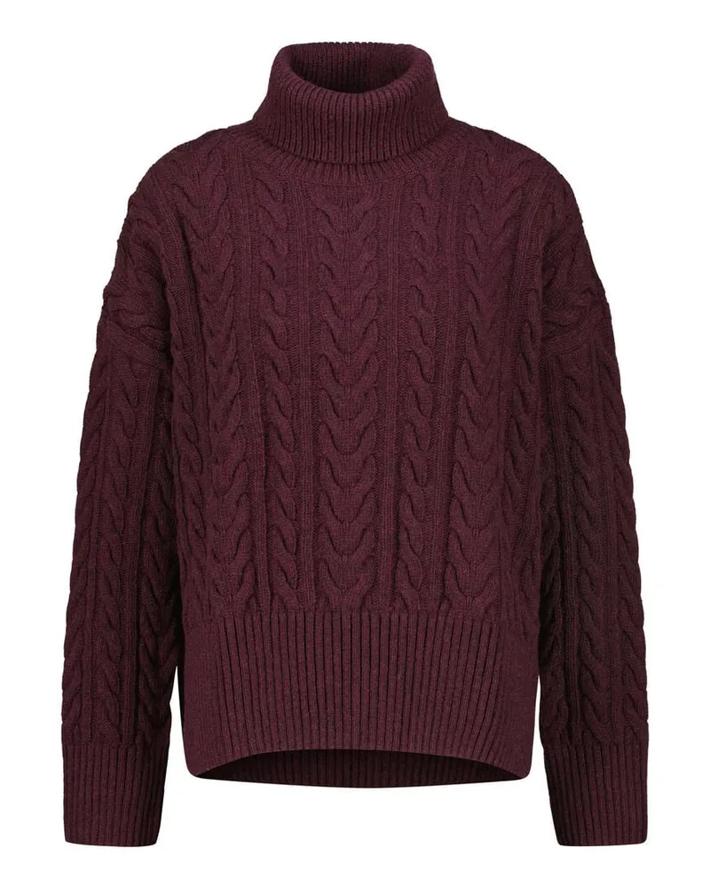 Barbour Damen Rollkragenpullover EMBLETON Dunkelrot
