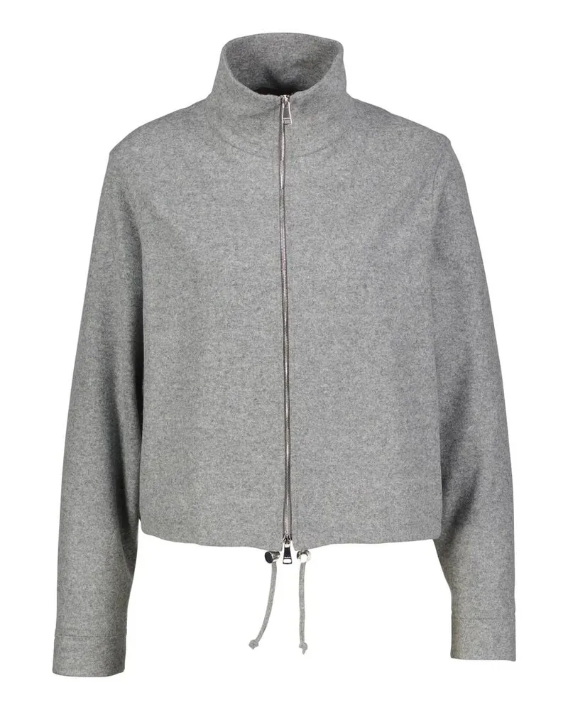 windsor. Damen Wolljacke Modern Fit Anthrazit
