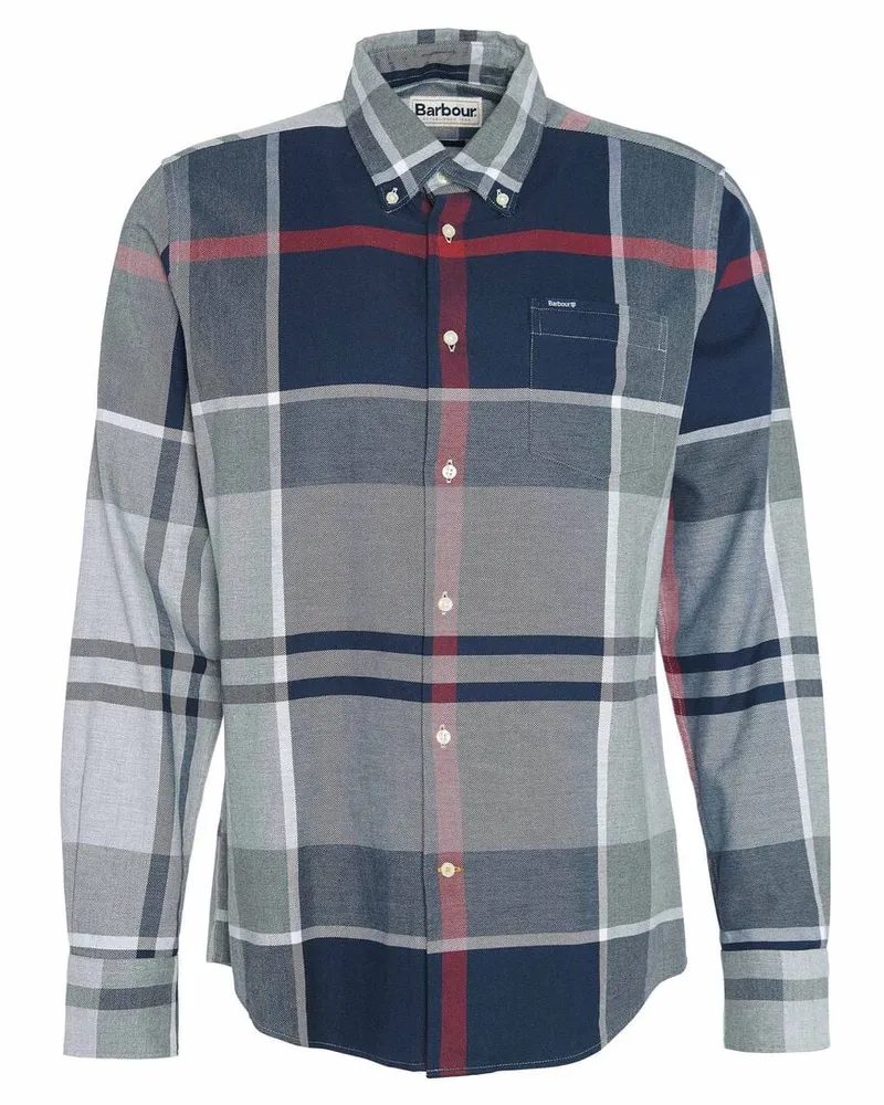 Barbour Herren Hemd ICELOCH Tailored Fit Blau