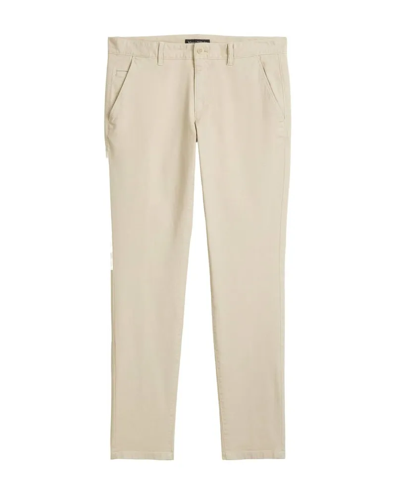 Marc O'Polo Herren Chinohose STIG Shaped Fit mit Bio-Baumwolle Grau