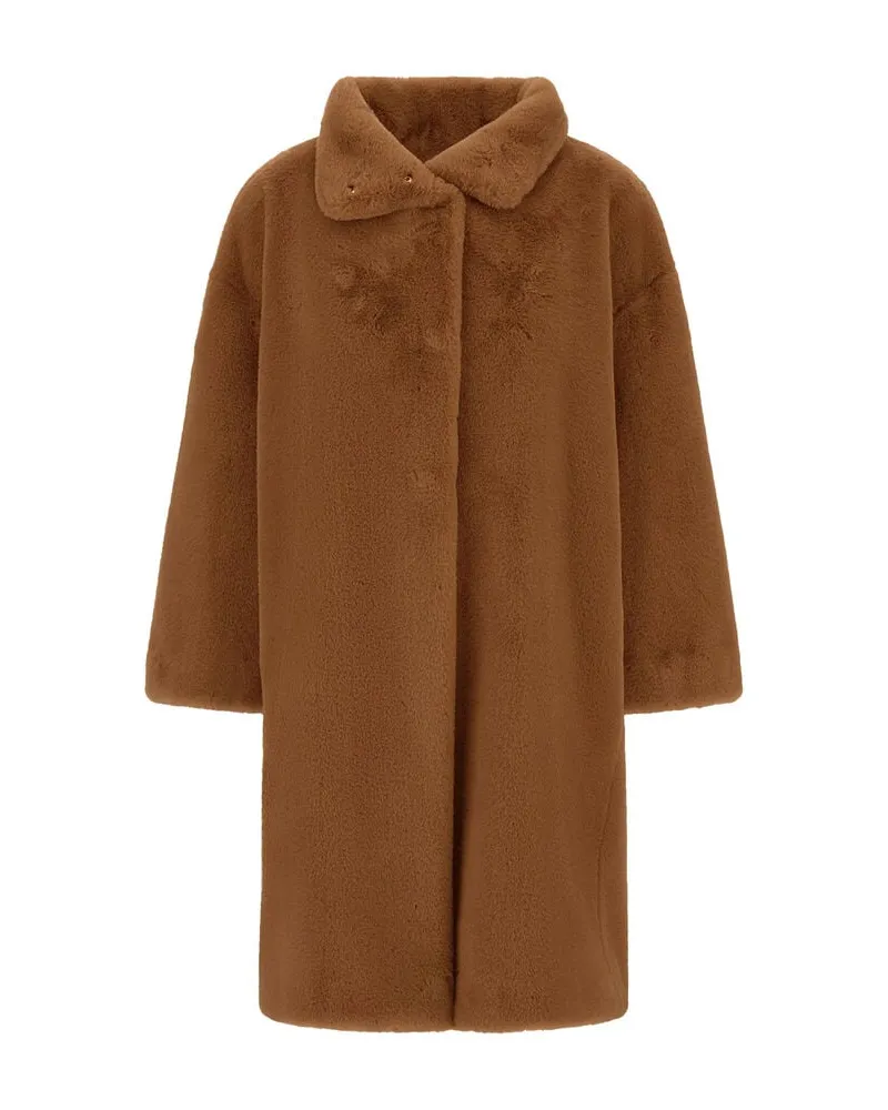 Herno Damen Teddymantel Anthrazit