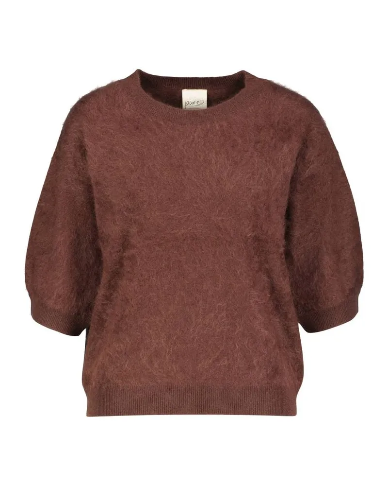 pure Damen Kaschmir-Pullover Braun