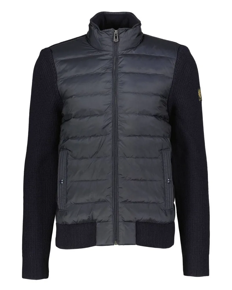 Belstaff Herren Strickjacke mit Daunen CIRCUITEER Marine