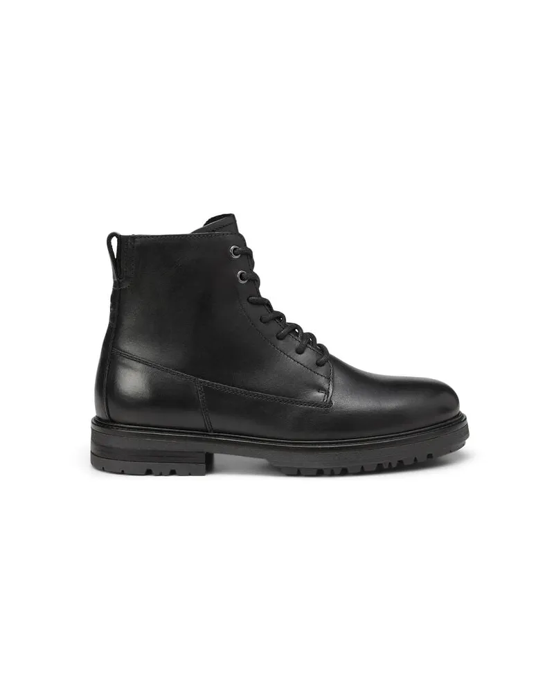 Marc O'Polo Herren Stiefeletten aus Leder Schwarz